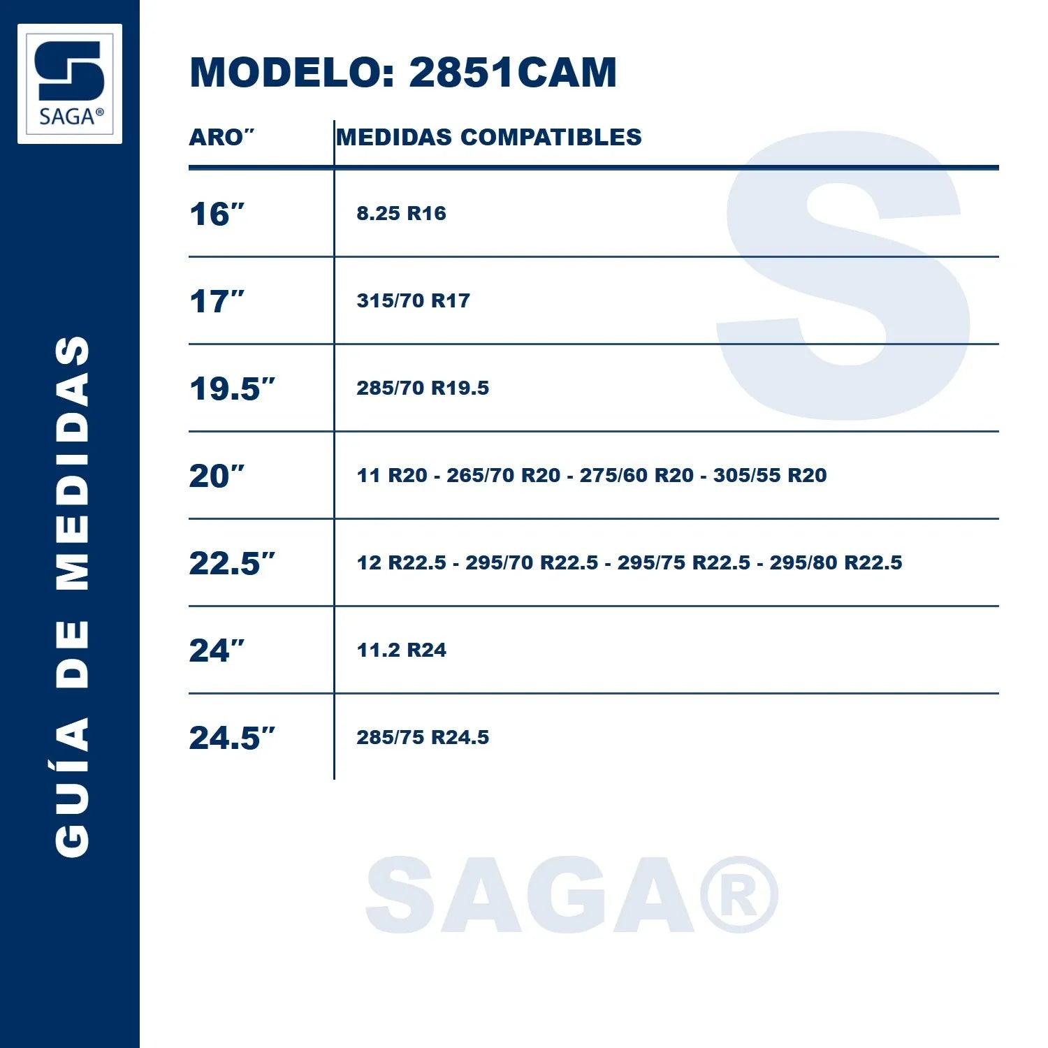 Par Cadenas Simple 2851 Saga®