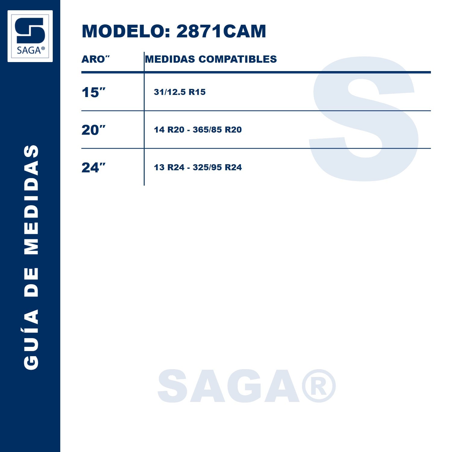 Par Cadenas Simples 2871 Saga®