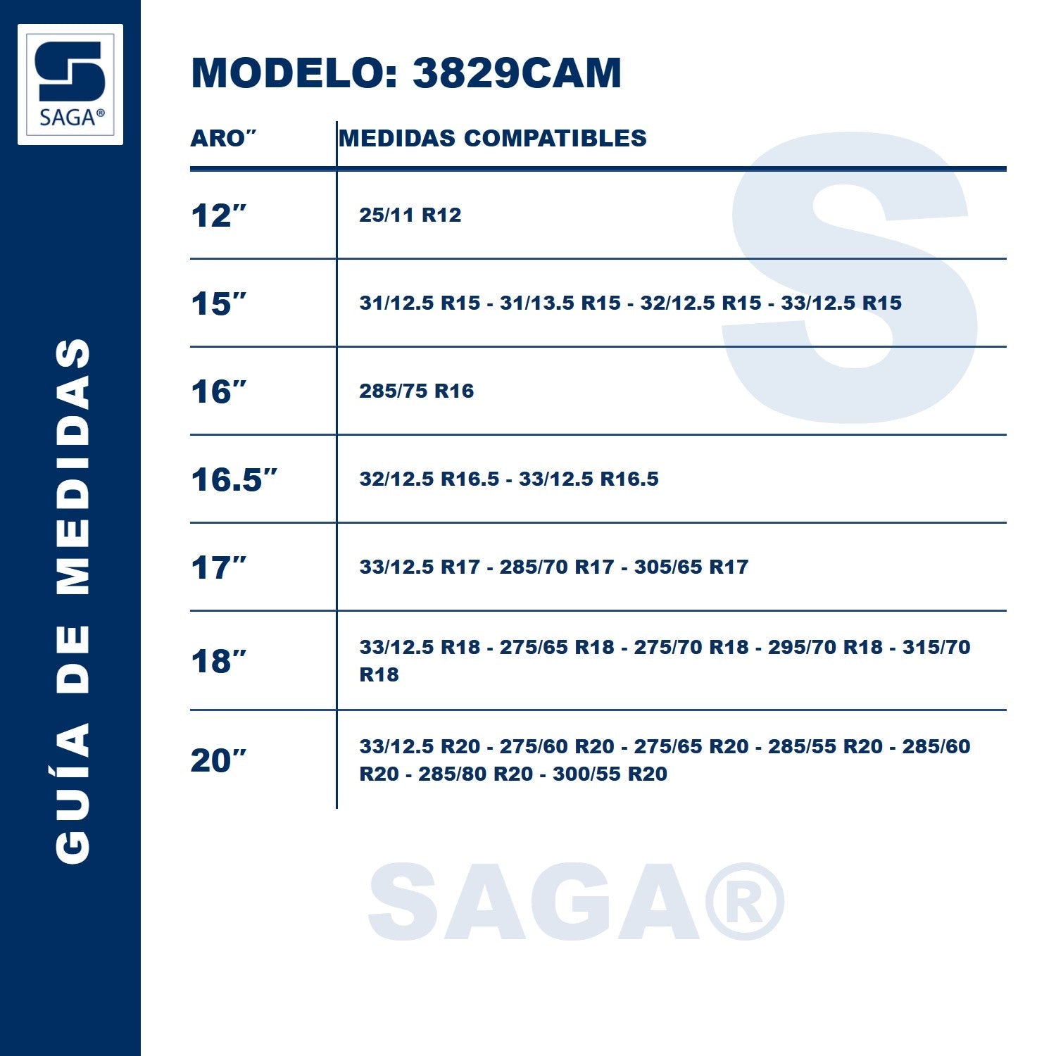 Par Cadenas Tupidas 3829 Saga®