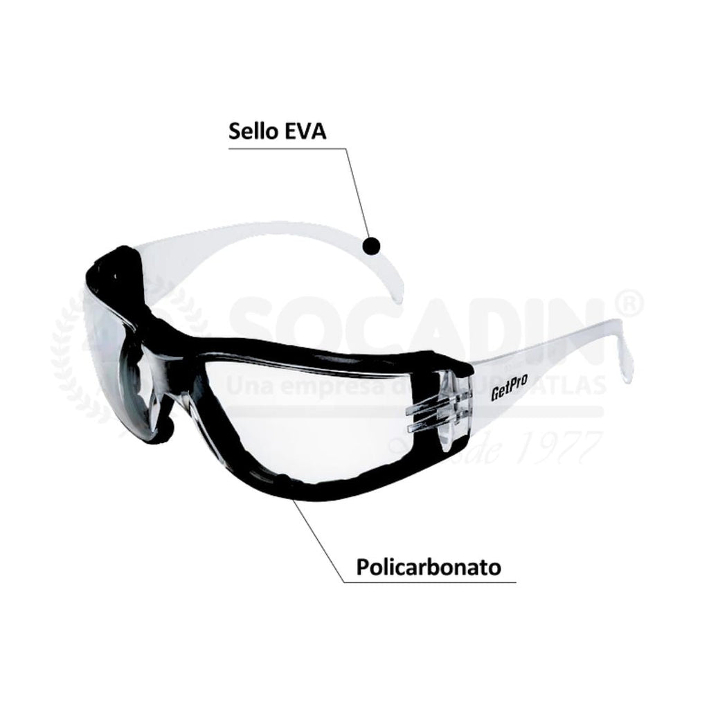 Anteojo Getpro B-Foam Clear SF121-1