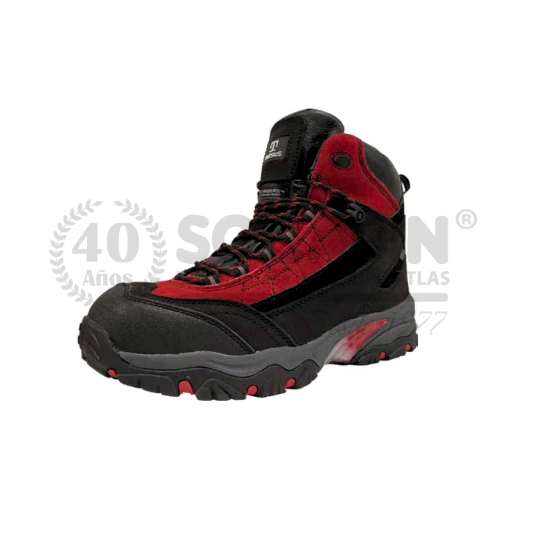 Botin de Seguridad Rojo Negro Tarsus - 45