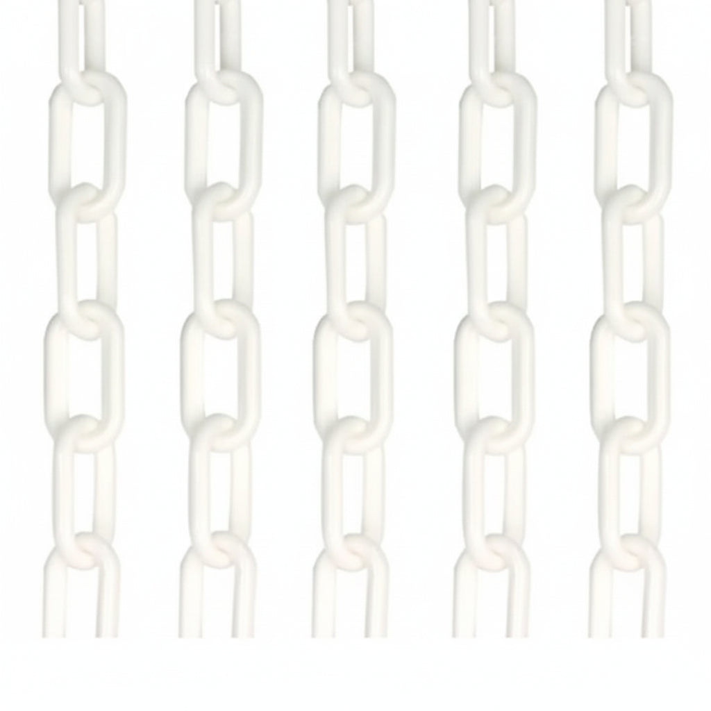 Cadena Plástica Blanca 