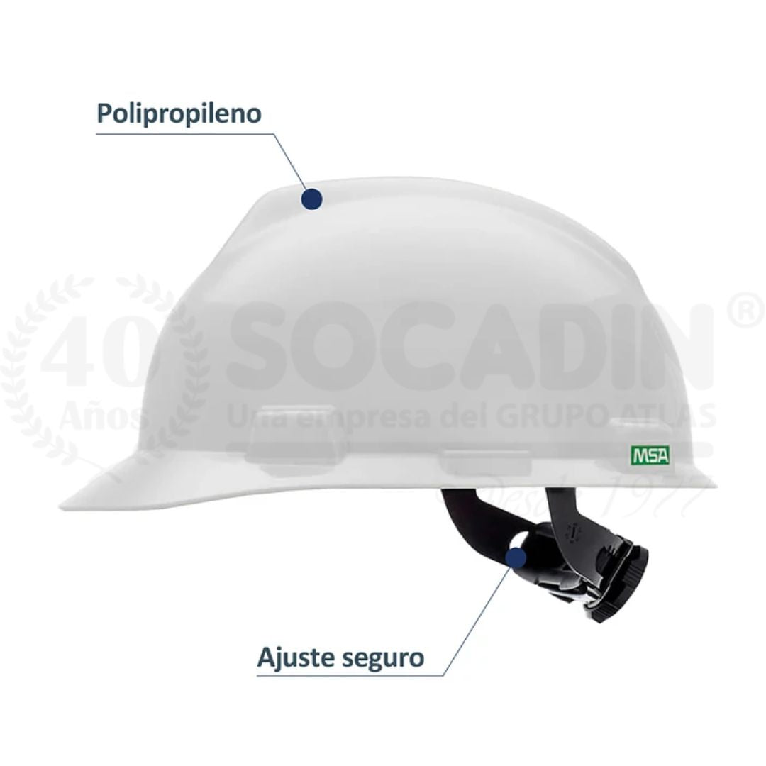 Casco Gorra V-Gard MSA Blanco