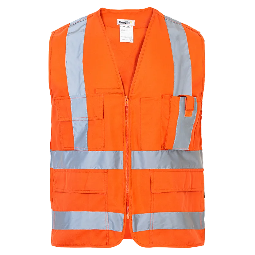 Chaleco Geólogo Poplin Naranjo Norma 360 - S