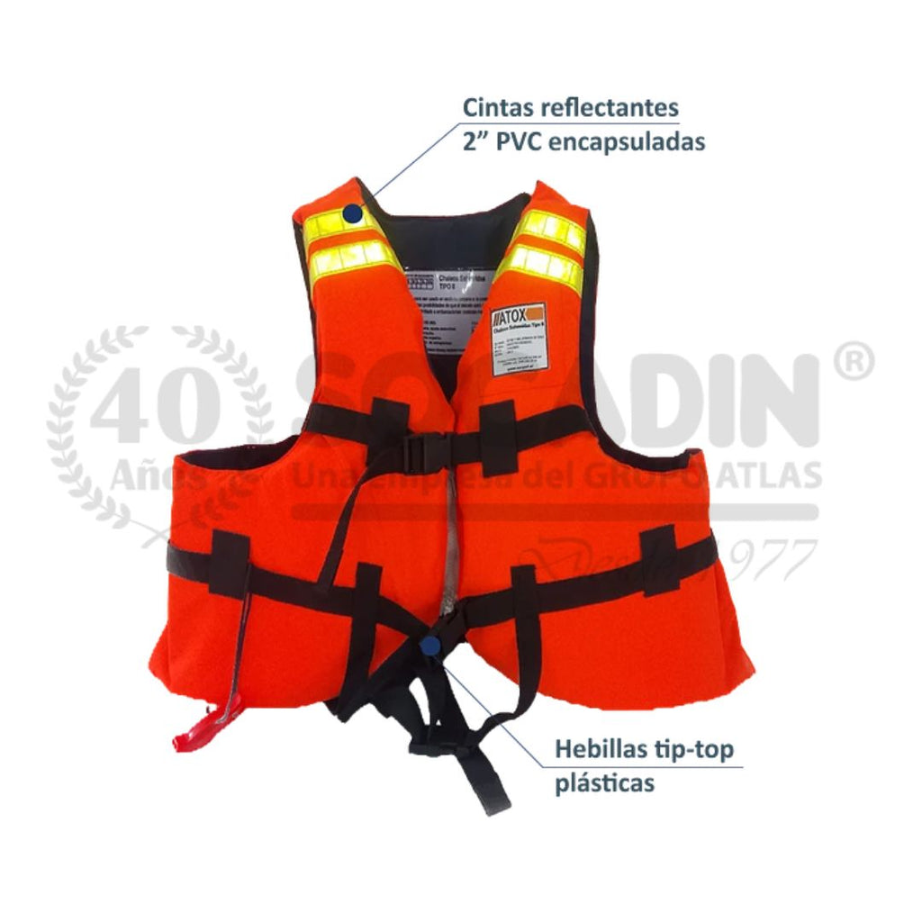 Chaleco Salvavidas Atox con Corte - L