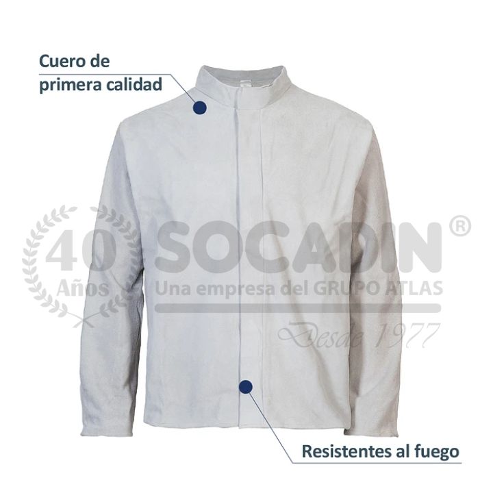 Chaqueta Cuero Soldador