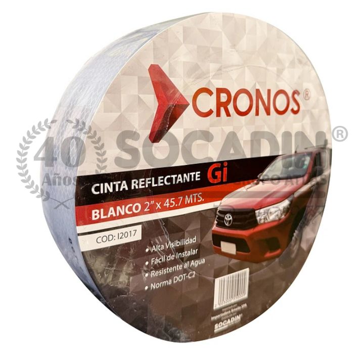 Cinta Reflectante Blanco Cronos
