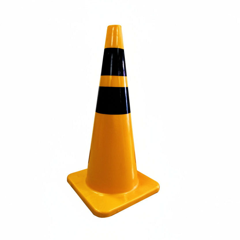 Cono Amarillo 2 Cintas Negras