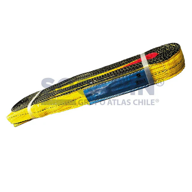 Eslinga Plana 3"  Poliéster Ojo-Ojo - 3" x 2 Capa x 6 Mts