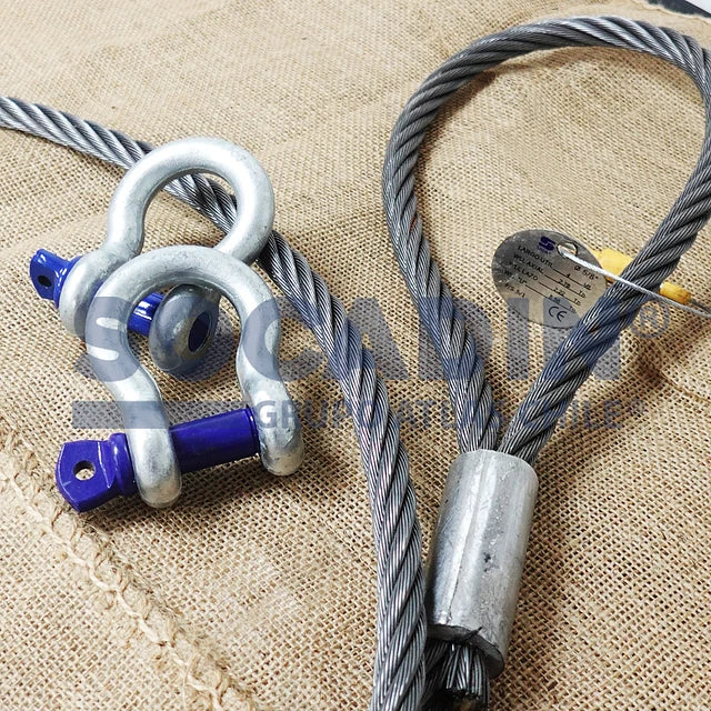 Kit Estrobo Ojo Ojo 5/8 x 4 Mts + 2 Grilletes 5/8