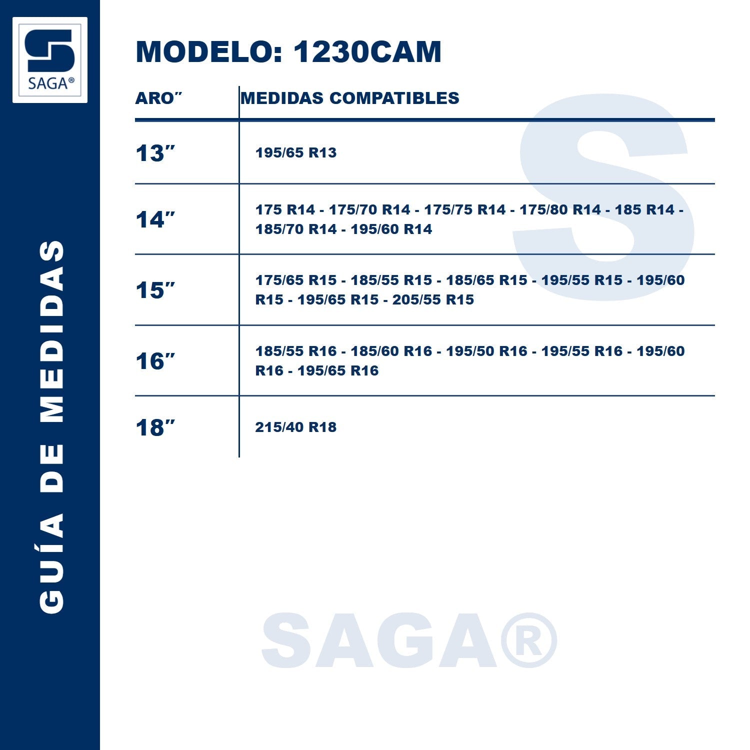 Par Cadenas 1230 Saga® + Bolso