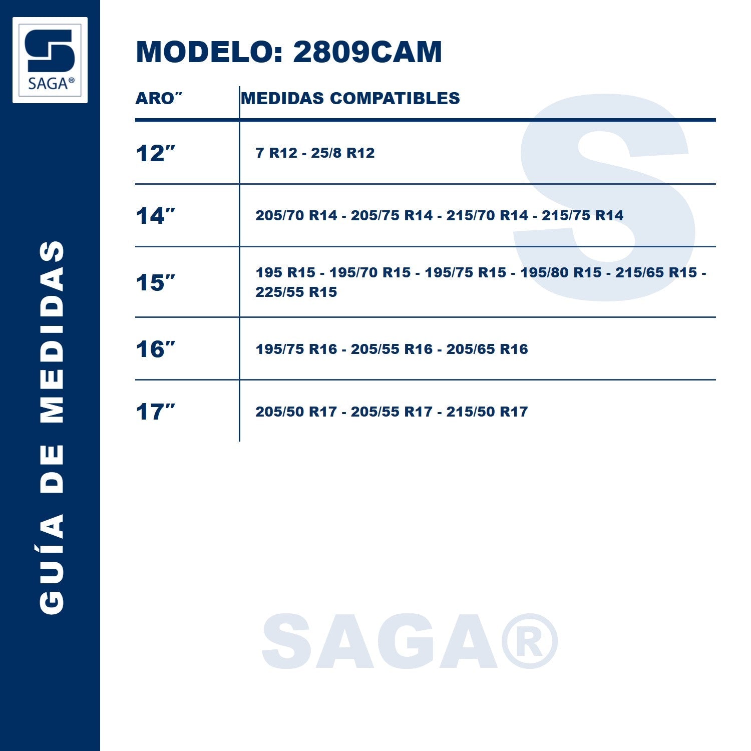Par Cadenas 2809 Saga®+ Bolso