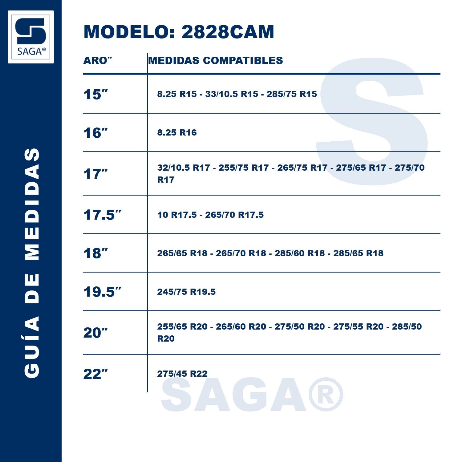 Kit Par Cadenas Para Nieve 2828 Saga® + Tensores
