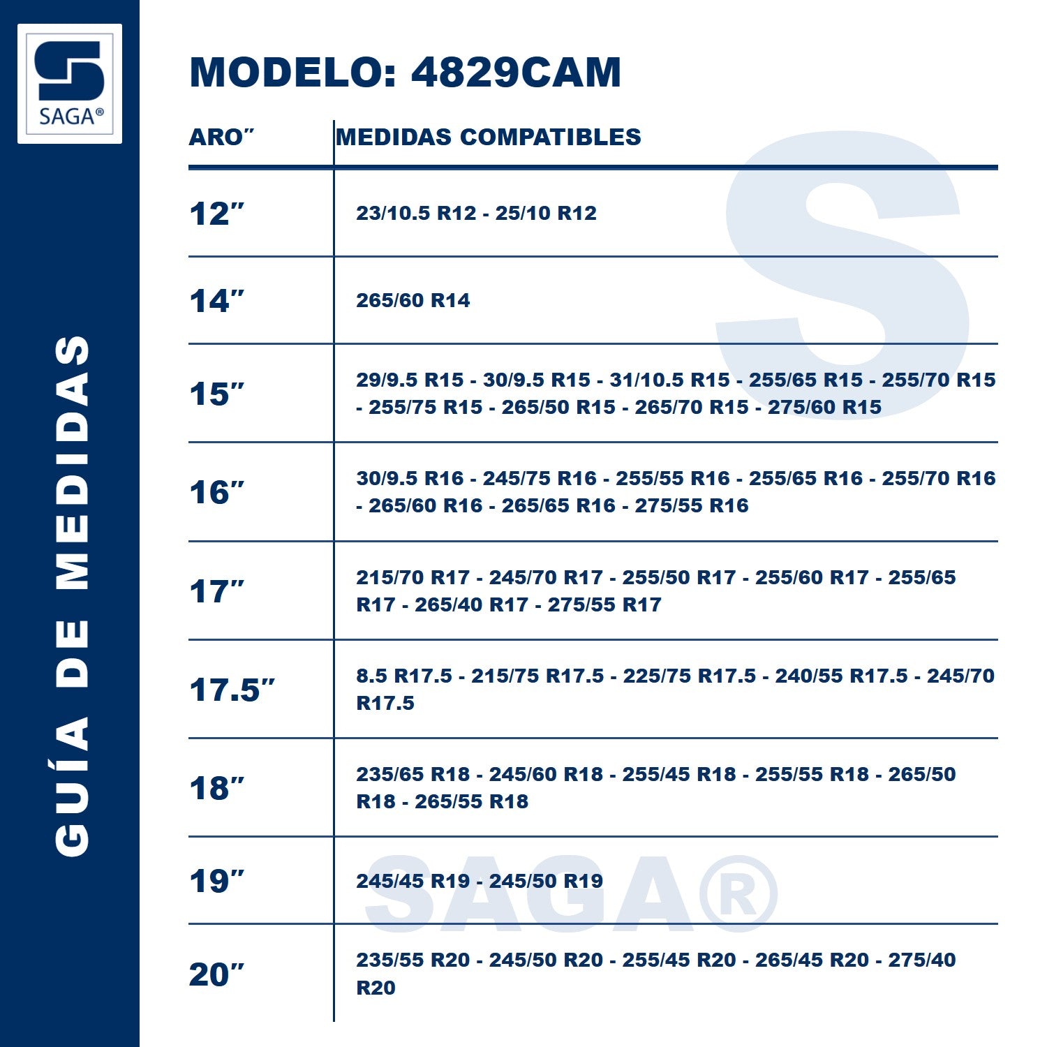 Cadenas para Nieve Dobles T4829 Saga®