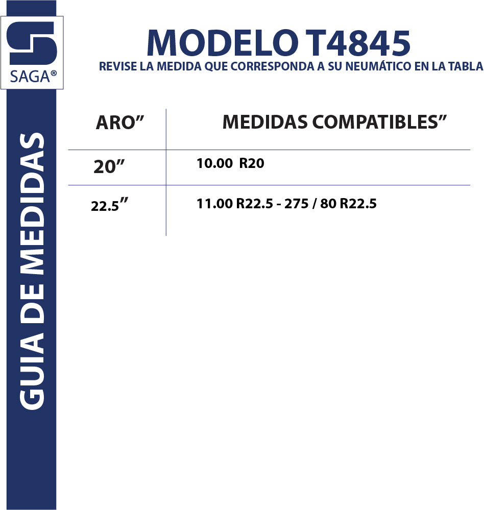 Cadenas Doble T4845 Saga®