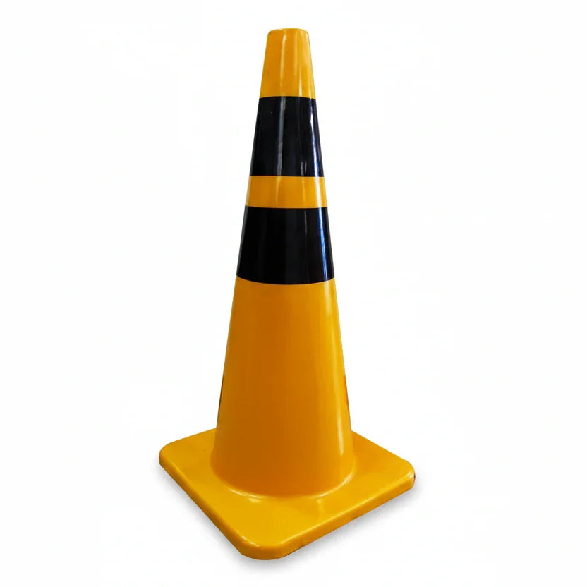 Cono Vial 28" con Cintas Reflectantes